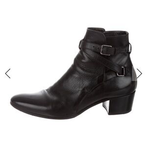 Saint Laurent west black ankle boots